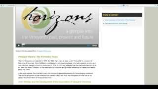 5 Core Values of the Vineyard 1 of 4