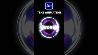 After Effects Neon Circle Text Animation | Step by Step Tutorial
