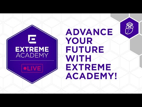 Our Extreme Academy Live courses are free to anyone anywhere looking to enter the networking industry. We run them live year-round; sign up for the next course at academy.extremenetworks.com. Our Extreme Academy Live courses are free to anyone anywhere looking to enter the networking industry. We run them live year-round; sign up for the next course at academy.extremenetworks.com.