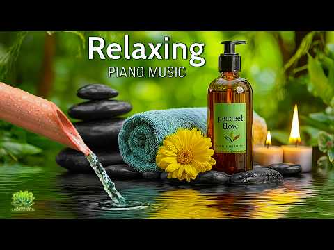 Healing Piano with Bamboo Water Flow 🌿 Relaxing Spa Music for Mind, Body & Emotional Balance