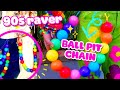 How To: 90s Raver Ball Pit Balls Belt Chain Tutorial