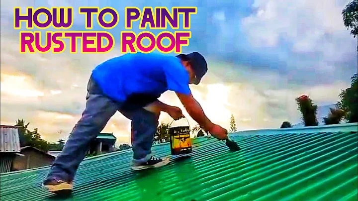 HOW TO PAINT RUSTED ROOF #rustconverter #howtoremoverust  #roofrestoration #roofrepairs #repaint
