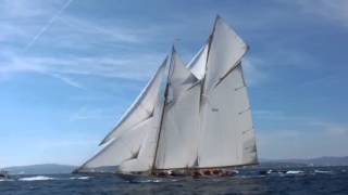 Schooner &quot;Elena&quot; in St. Tropez 2012