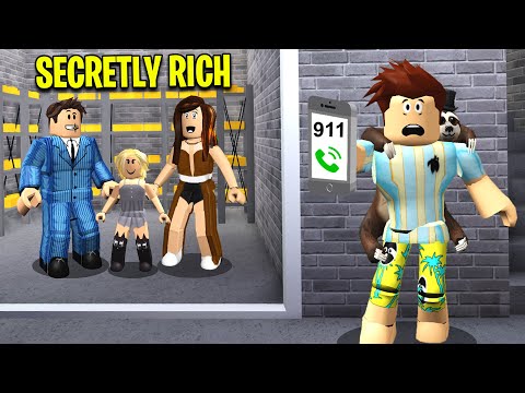My Family Was Pretending To Be POOR.. I Called Cops! (Roblox)