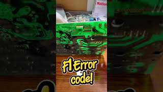 Explained video for F1 error resolution!