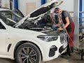 BMW X5 (G05) утечка фреона через шланги кондиционера. Ремонт на месте с гарантией!