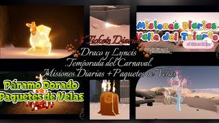 Misiones Diarias + Tickets + Paquetes de Velas (09-06-2026) 🐾Lyncis🐾|Sky: Niños de la Luz Sky