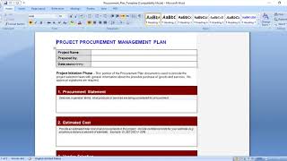 4 LECTURE 4 PROCUREMENT AND COMMUNICTION PLAN TEMPLATE PMP