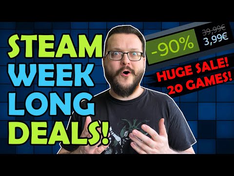 Steam Weeklong DEALS! Huge Sale! - 20 AWESOME GAMES!