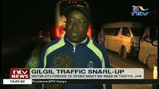 Motorists forced to spend night on road in traffic jam in Gilgil