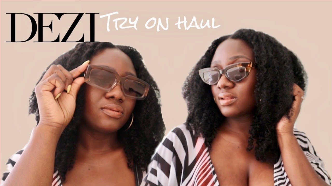 DEZI by Desi Perkins Sunglasses | Try on Haul | Brown Girl Nudes