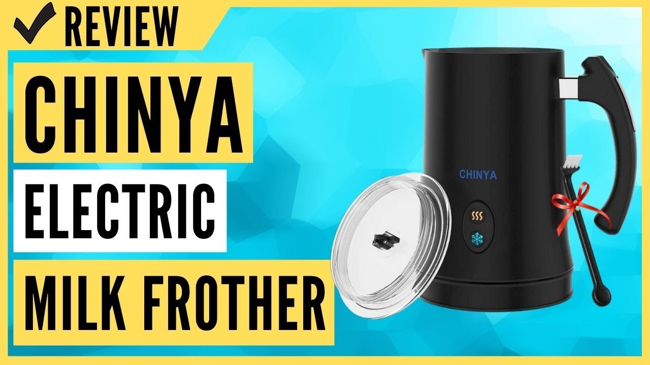 Milk Frother,CHINYA Electric Milk Frother with Hot or Cold