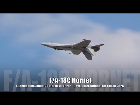 Finnish Air Force F/A-18C Hornet - (For Luca, Louis and Evan) - Royal International Air Tattoo 2025