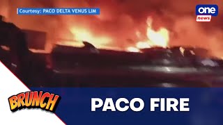 Fire hits stores, school in Paco, Manila
