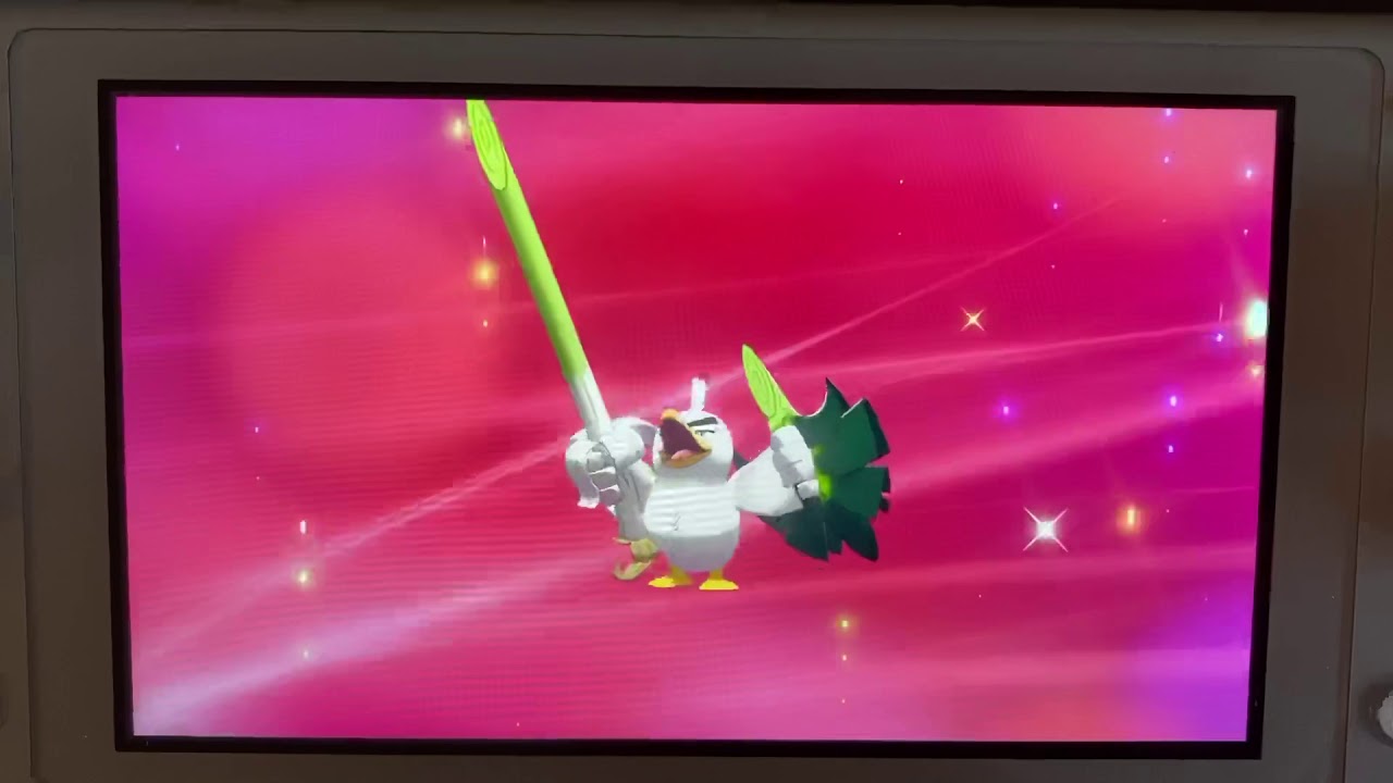 Pokémon Shield-Farfetch’d evolves into Sirfetch’d - YouTube