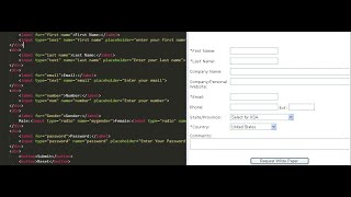HOW TO MAKE REGISTRATION FORM USING HTML