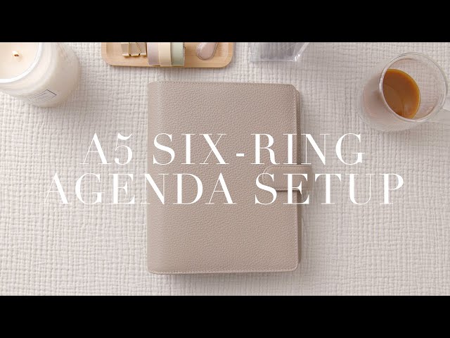 A5 6-Ring Agenda 2023 Setup