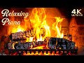 Relaxing Christmas Music with Cozy Fireplace (24/7) - Warm and Cozy Study Music Ambience