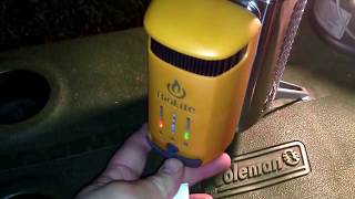 Bear and me tries the Biolite Camp Stove 2... Its hot  and its new !!!... Prt 1