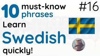 Learn Swedish phrases - 16