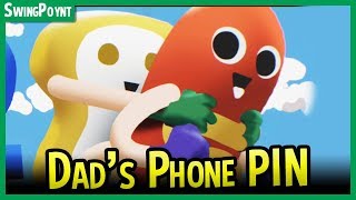 Unlock Dad's Phone with PIN - The Awesome Adventures of Captain Spirit - Play Hawt Dawg Man Game