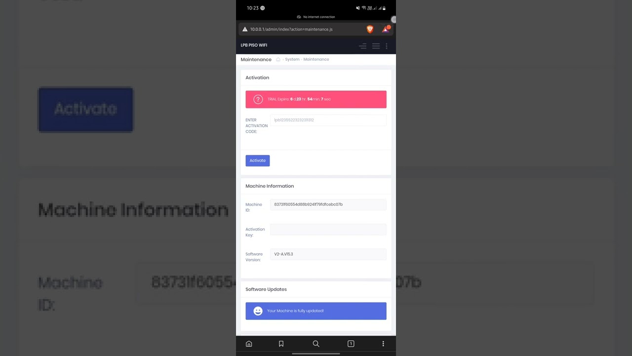 Unlicensed/ Activation  problem [LPB Pisowifi]