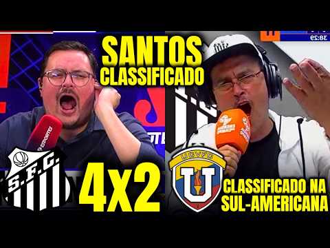 REAÇÕES DO FAUSTO FAVARA E DOS SANTISTAS DA ENERGIA 97 à CLASSIFICAÇÃO DO SANTOS SANTOS 4X2 UCV