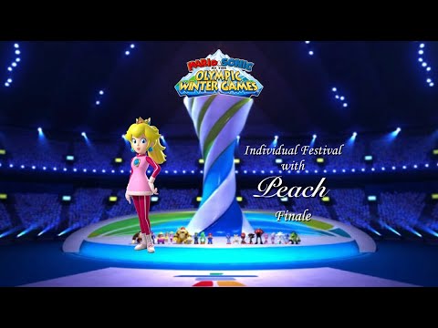 Mario & Sonic at the Olympic Winter Games Festival Mode Individual (Peach) Finale