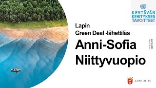 Lapin Green Deal -Lähettiläät 2021 Anni-Sofia Niittyvuopio