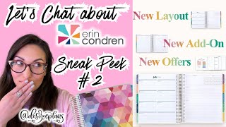 Let's Chat! Erin Condren Lifeplanner | Sneak Peek 2 | Dashboard Layout | 2025-2026