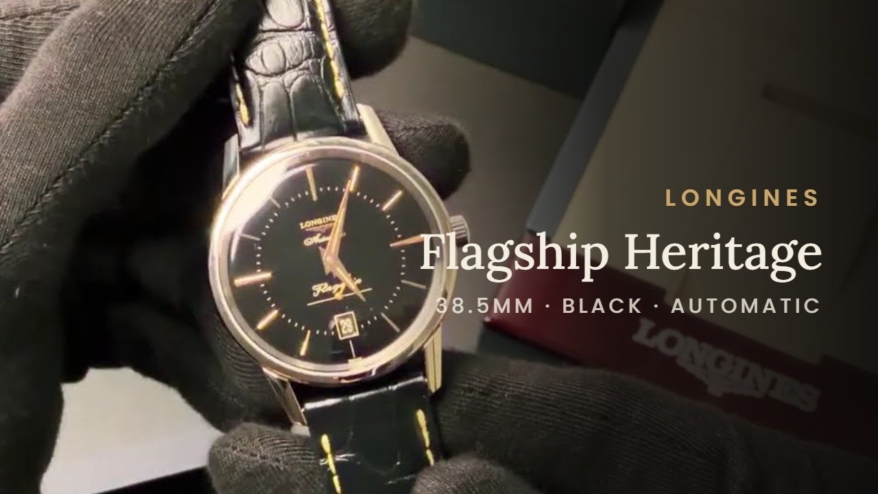 Longines Flagship Heritage — Black video