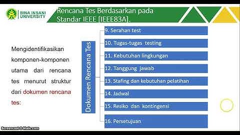 Pertemuan 5 Testing dan Implementasi Sistem:Perencanaan Testing (#part2)