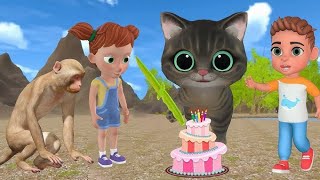 Meow Meow Birthday Bash 3 Cute Meowing Cat \u0026 Kittens Party Funny Cat Videos Compilation 🐾🎉