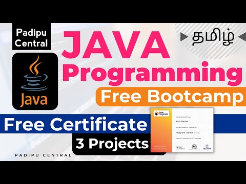 Java Programming Free Course with Certificate by LetsUpgrade | Tamil