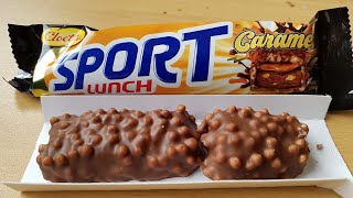 Cloetta Sport Lunch Caramel, Chewy Caramel Nougat Covered With Rice Crisp, Caramel And Chocolate
