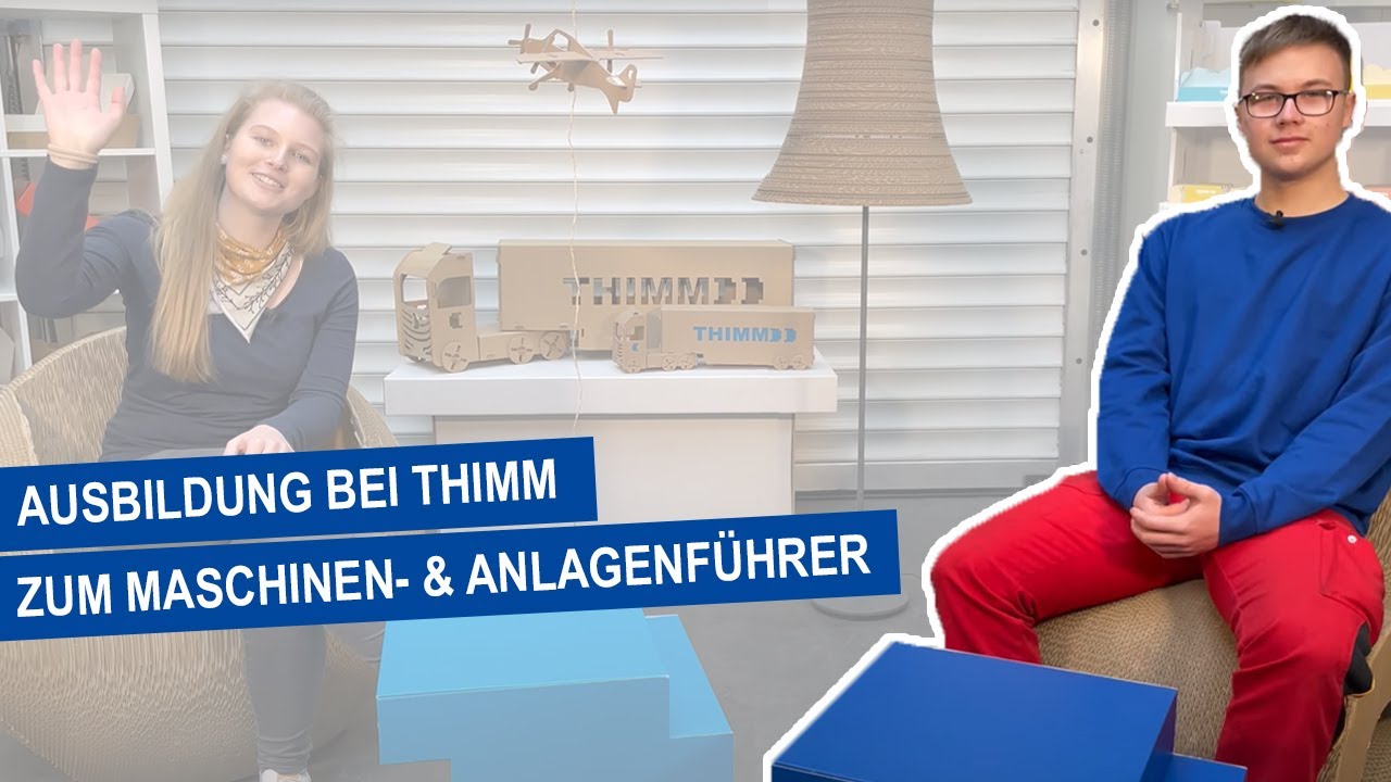 Ausbildung bei THIMM ... als Maschinen- und Anlagenführer (m/w/divers) | Triff Till im Interview