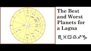The Best and Worst Planets for a Lagna in Vedic Astrology