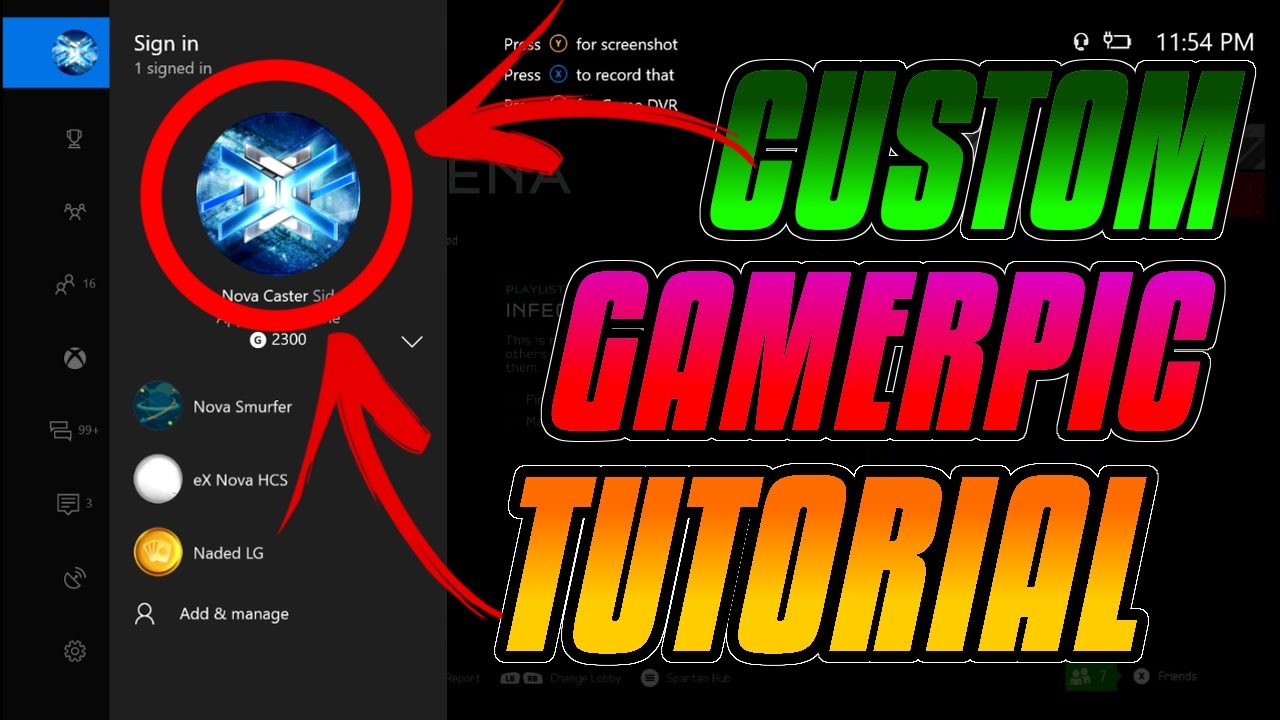 CUSTOM GAMERPIC on Xbox One (Works for Everyone) Tutorial & New