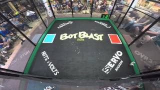 Bot Blast 2015 - Gyroscopic Vs. Dark Pounder