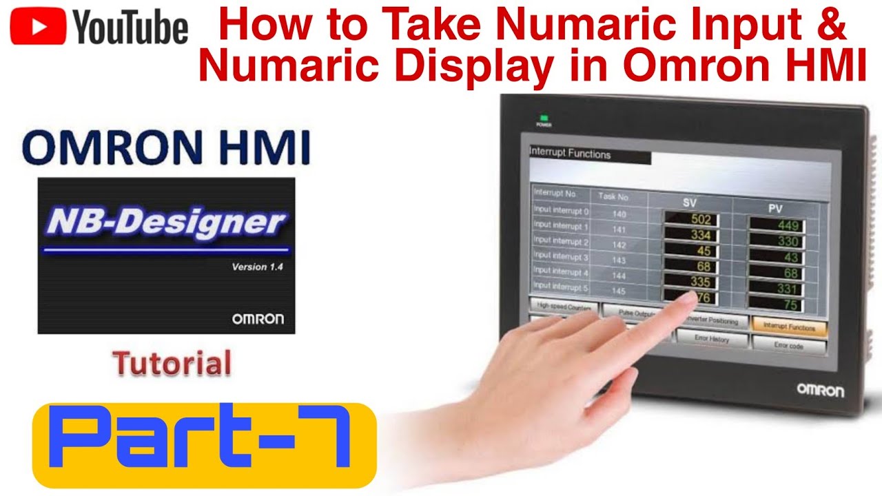 Numaric Cpu How to take Numaric input and Numaric Display property & its Internal ...