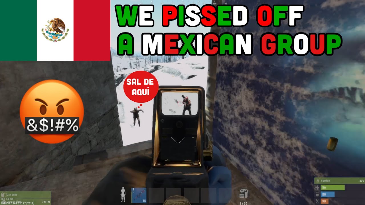 Rust Mexico We Pissed off a Mexican Group (Rust Console) - YouTube