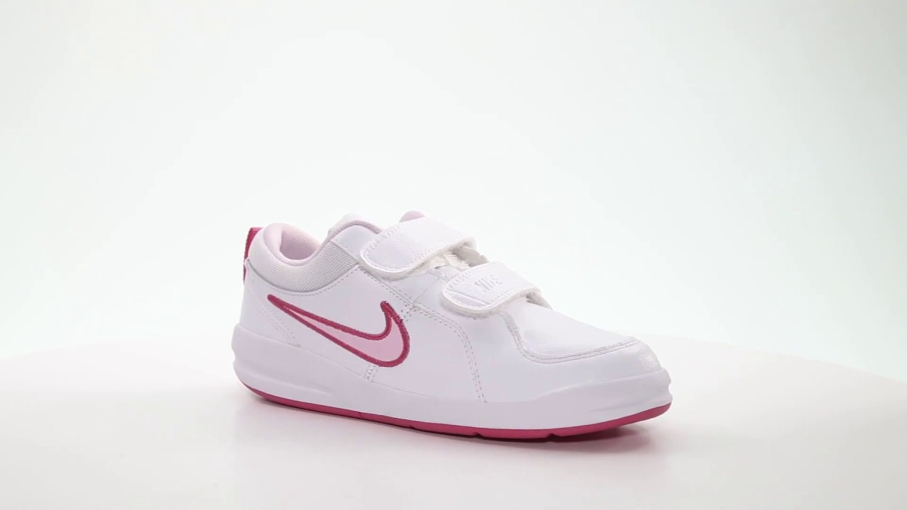 Nike Pico 4 Gpv Blanco / rosado | Platanitos