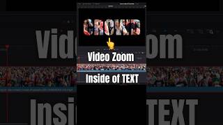 Zoom Inside of a Text Mask - DaVinci Resolve