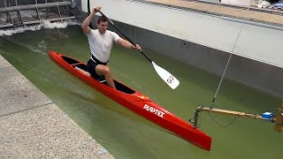 Sebastian Brendel Technique - Canoe Sprint Pool Training