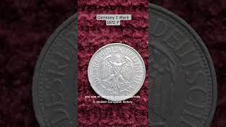 Germany 1 Mark 1972 F #germany #foreigncoins #vintage #viral #viralvideo #popular