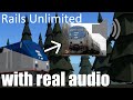 Rails Unlimited - Trains passing by with real audio
