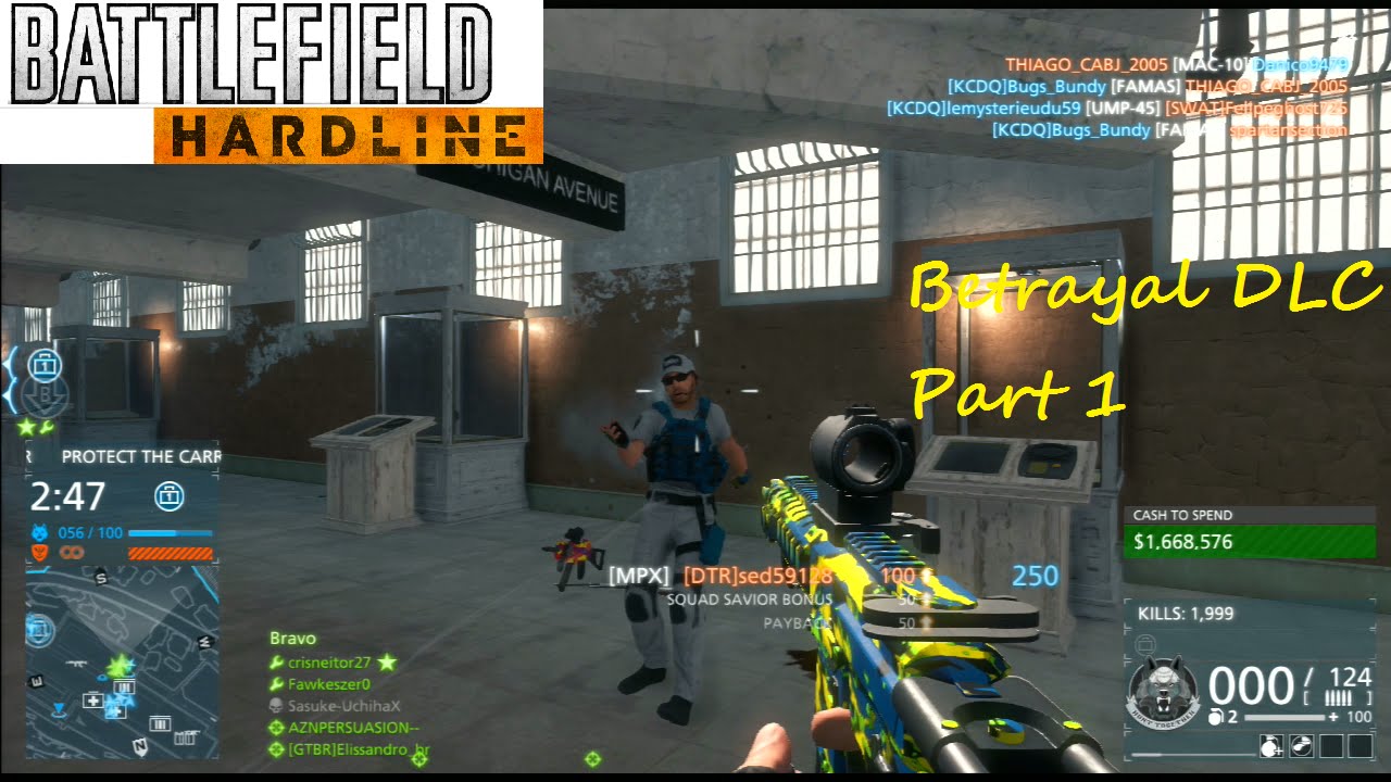 Battlefield Hardline PS3 Multiplayer - Betrayal DLC Part 1