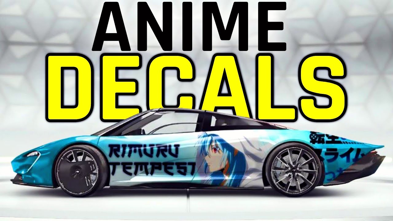 Asphalt 9 NEW ANIME DECALS are Coming SOON  Asphalt 9 Legends New  Update Exclusive Decals  YouTube