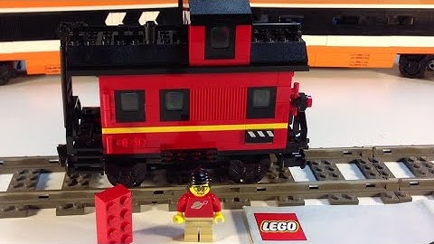 LEGO My Own Train 10014 Caboose 9V LEGO trains vintage set from 2001