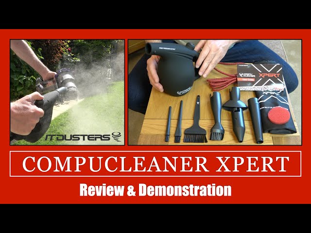 CompuCleaner Xpert Electric Air Duster Review & Demonstration 